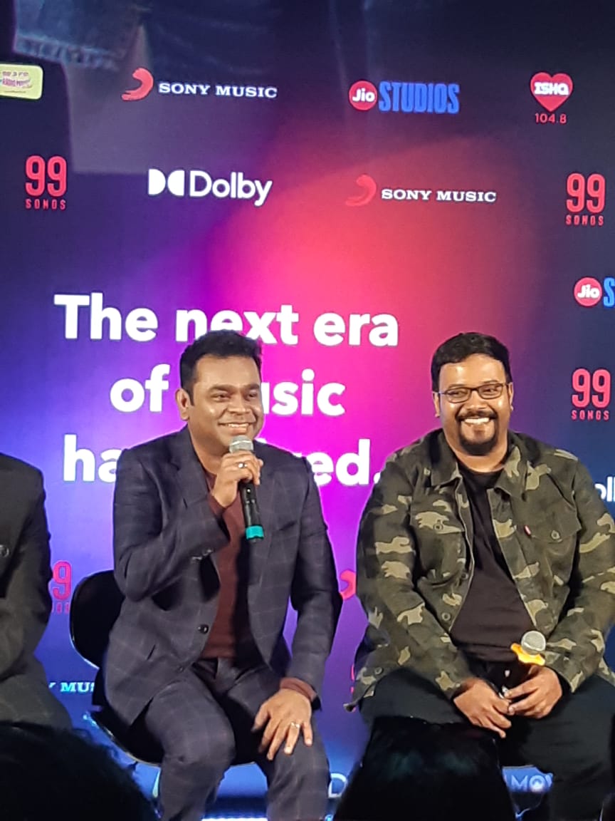 A.R. Rahman at the song launch of Jwalamukhi