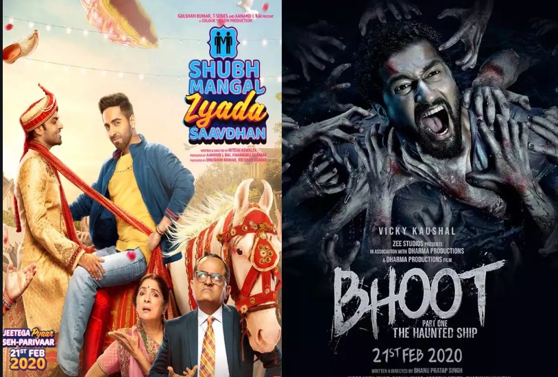 Bhoot v/s Shubh Mangal Zyada Savdhan- Weekend Box Office Collection  