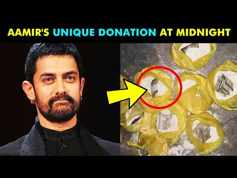 Aamir Khan does midnight charity mysteriously?