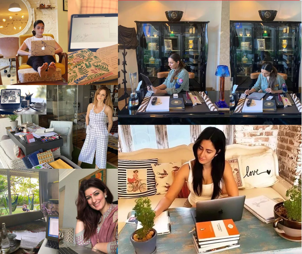 Bollywood actresses working from home – giving us all goals