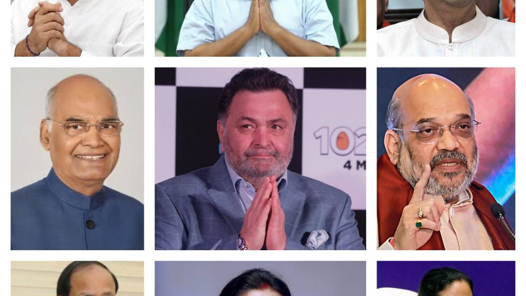 Politicians speak humble words for Rishi Kapoor