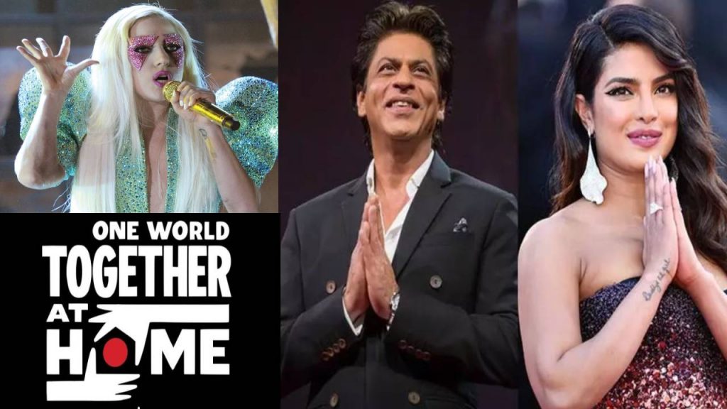 Shahrukh & Priyanka come together for Lady Gaga's global initiative  