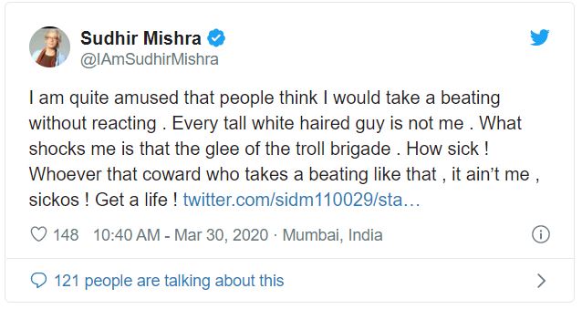 Sudhir Mishra condemns trolls for sharing a fake video about him  