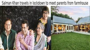 Salman Khan visited Mumbai from Panvel to meet parents' midst lockdown  