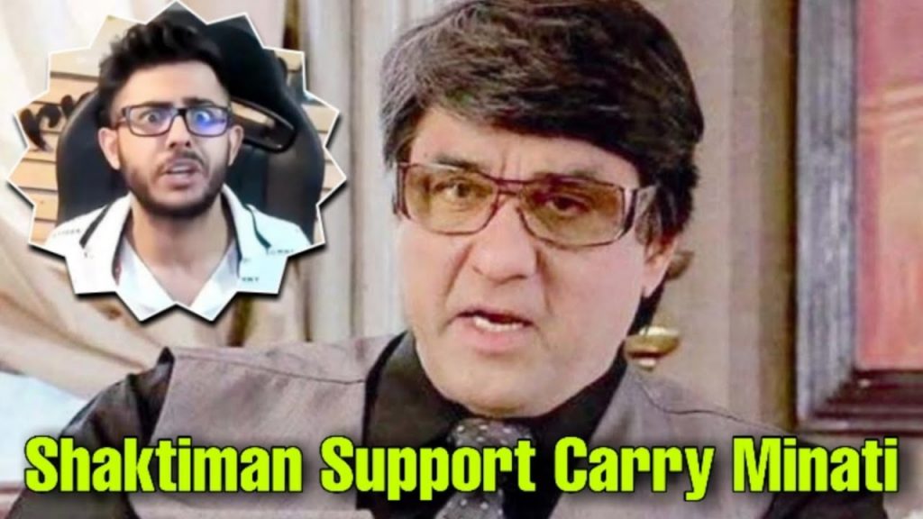 TikTok v/s YouTube – Shaktimaan supports Carryminati