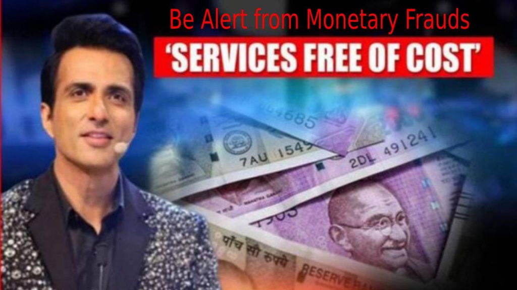 Actor Sonu Sood warns migrants on monetary frauds through his name