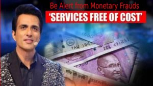 Actor Sonu Sood warns migrants on monetary frauds through his name  