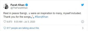 Bollywood mourns the loss of Saroj Khan's death - Madhuri Dixit to Amitabh Bachchan  