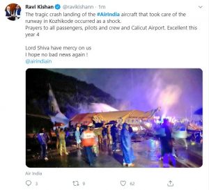 Bollywood celebrities in grief for Air India flight crash  