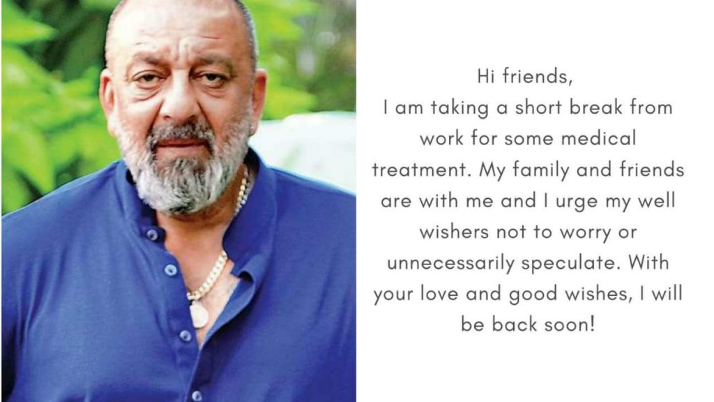 Latest updates – Bollywood actor Sanjay Dutt diagnosed with Lung Cancer