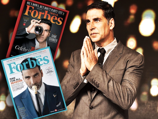 Akshay Kumar in Forbes | The only Indian actor to feature in Top 100 Highest Paid Celebrities in the world in 2020