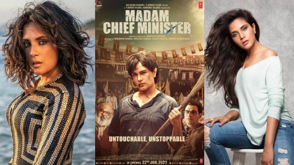 Richa Chadha’s look for Madam Chief Minister is out now! Wields a Broom in the fierce poster
