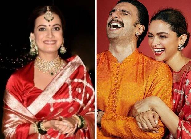 Who wore it better, Dia or Deepika? | Dia Mirza’s bridal Banarsi saree is also worn by Deepika Padukone for Diwali