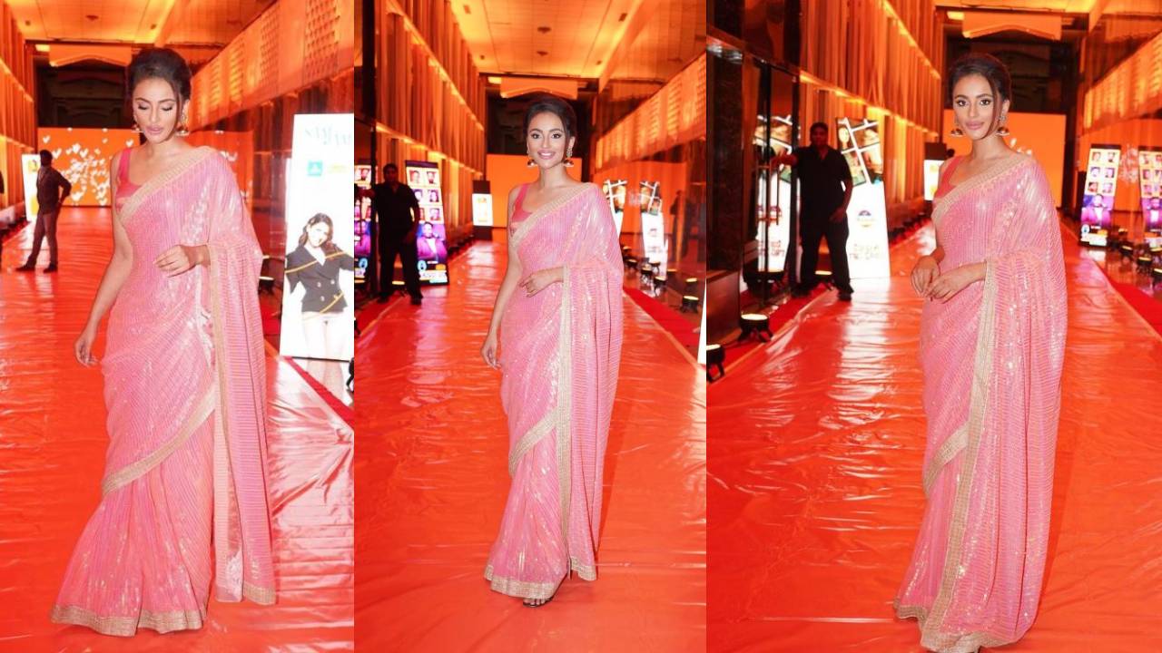 Seerat Kapoor's pink shimmery saree grabs the attention of netizens | See the picture now!  