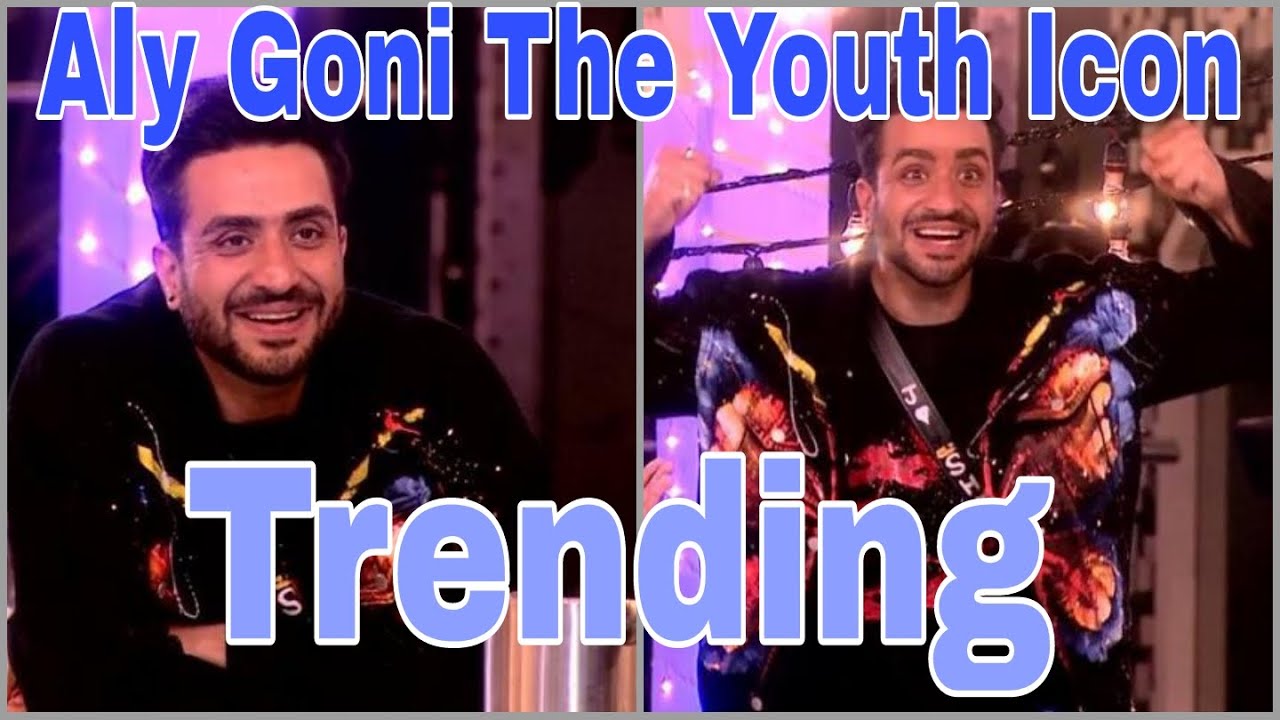 Aly Goni's reaction on internet trending Aly Goni The Youth Icon  