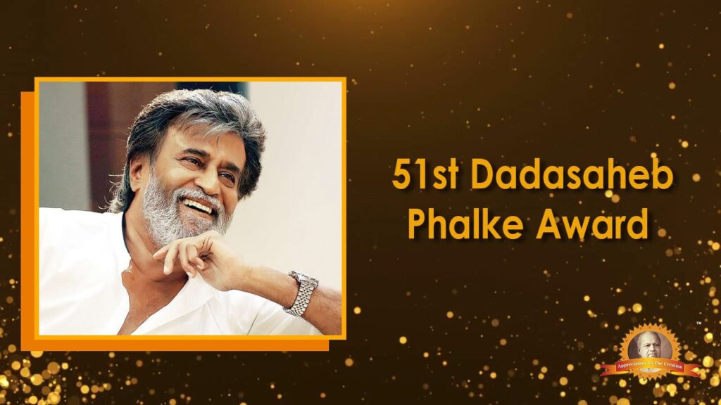 Rajinikanth to honored with 51st Dadasaheb Phalke Award