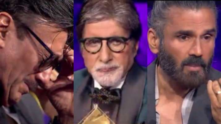 KBC 13: Watch Suniel Shetty, Jackie Shroff & Amitabh Bachchan get teary eyed