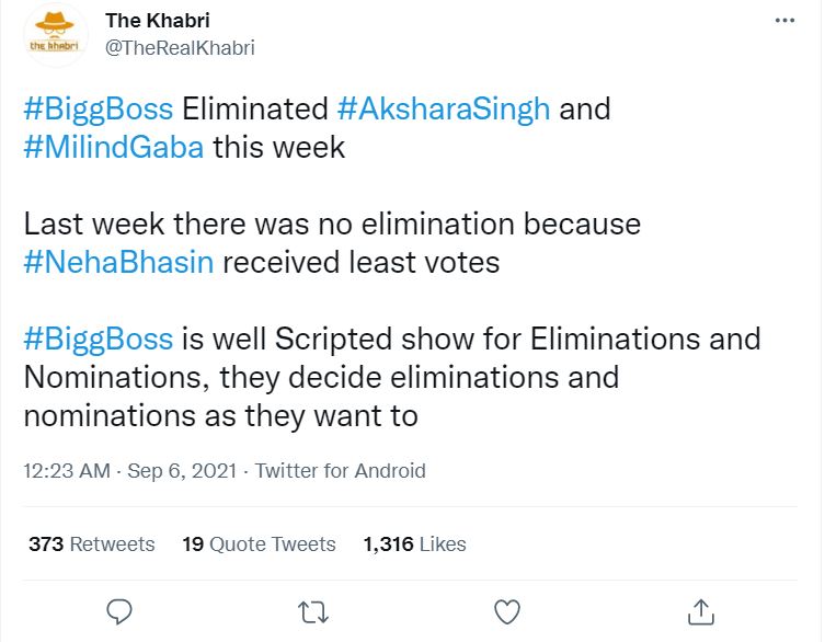 Bigg Boss OTT update: The Khabri claims Bigg Boss is scripted | Shamita and Raqesh promised entry to BB15 in their contract  