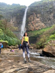Actress Pranati Rai Prakash shares glimpse of her trekking at the breathtakingly beautiful waterfall  