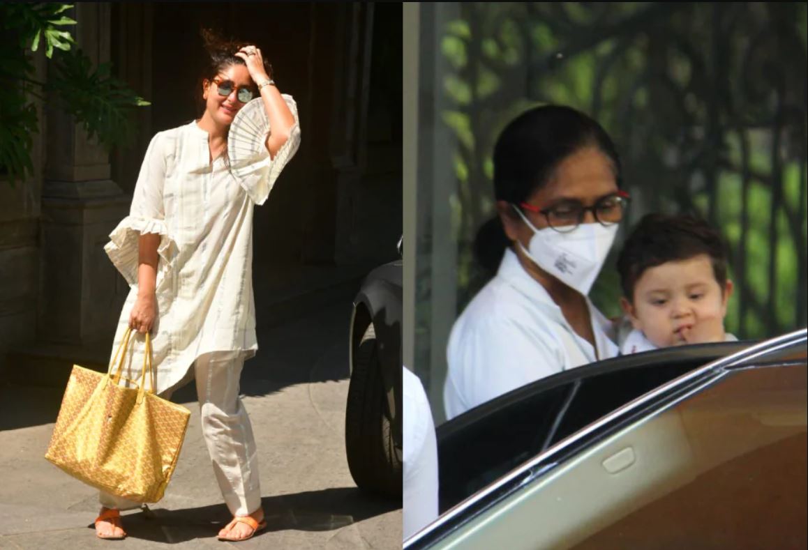 Kareena Kapoor and Jeh Ali Khan spend the afternoon with Randhir Kapoor  