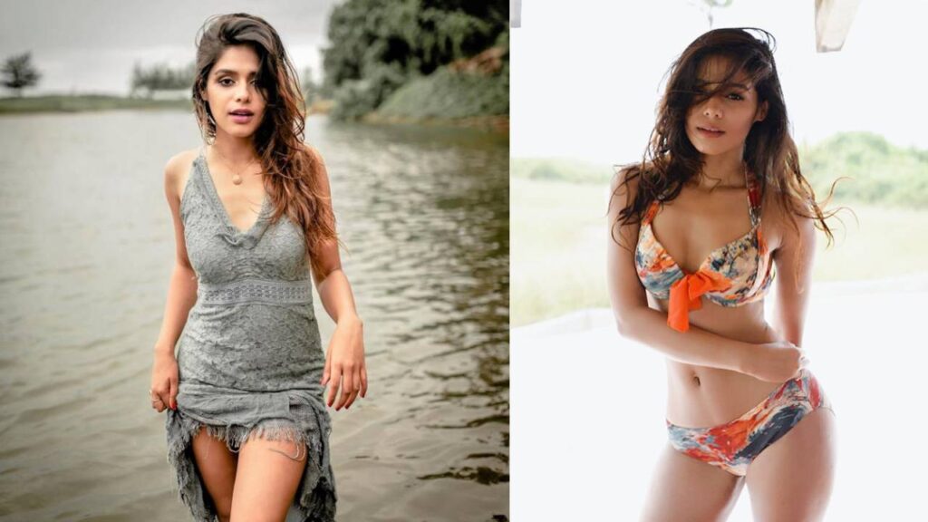Check out now: Actress Pranati Rai Prakash hot swimsuit picture taking a dip into the swimming pool