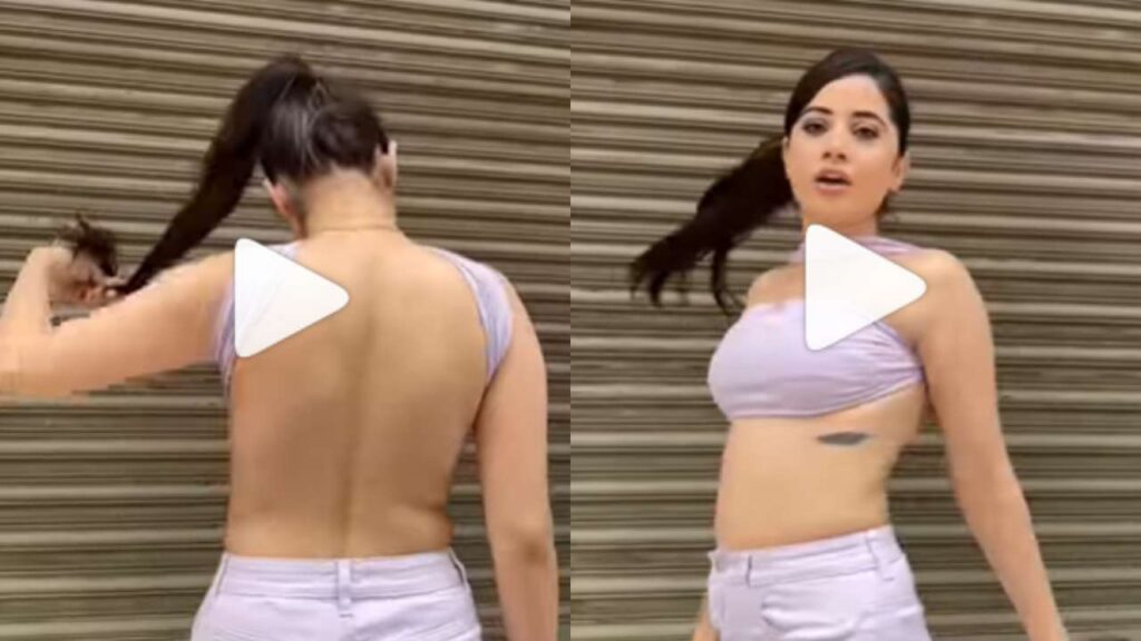 Urfi Javed was criticized again for wearing a backless gown while ‘desperately attempting to get some Bollywood producer’s attention