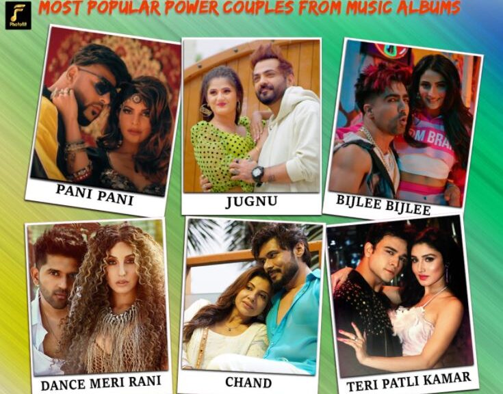 Latest Bollywood News: Top favourite couples of Music Albums in 2021