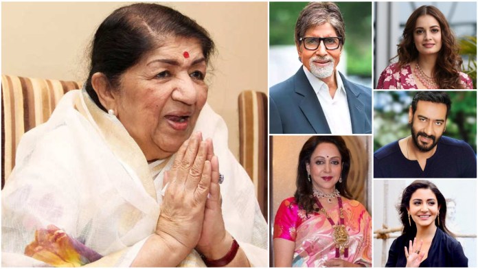 Latest Bollywood News: Bollywood celebs mourn the death of the legend Lata Mangeshkar