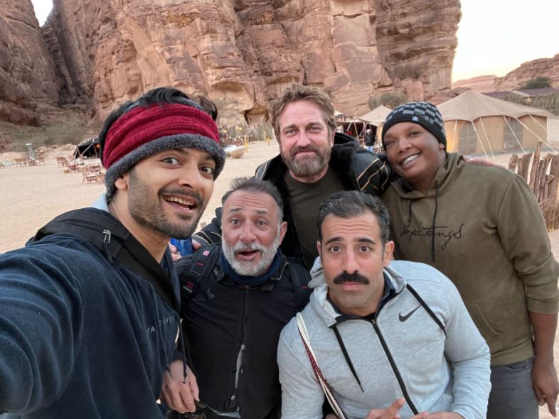 Exclusive Pictures! Ali Fazal and Gerard Butler from the sets of 'Kandahar'  