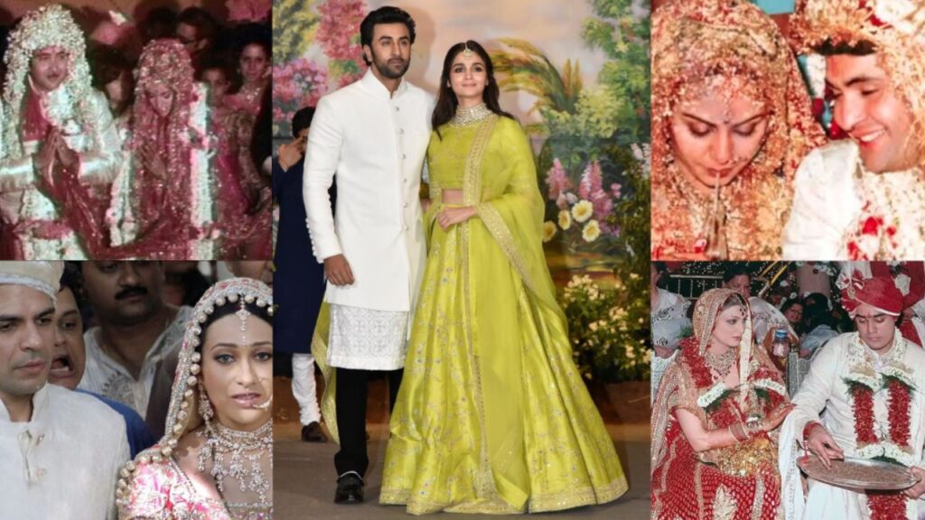 Ahead of the Ranbir-Alia wedding, check out the wedding pictures of the Kapoor Khandaan