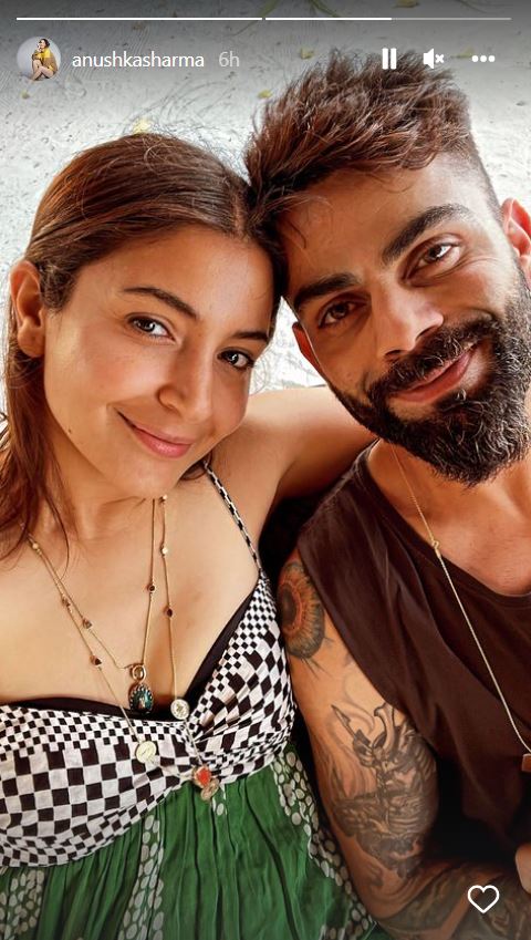 Check Out! Anushka Sharma & Virat Kohli drop a happy selfie from their vacation  