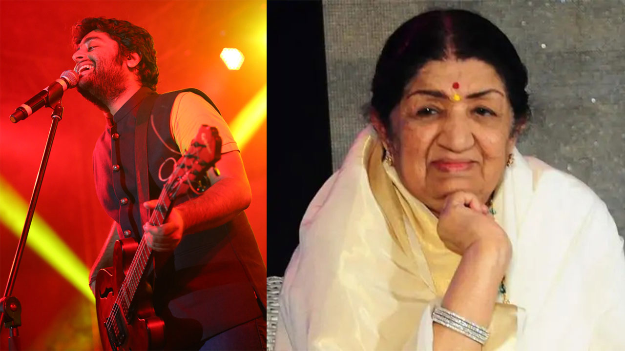 Arijit Singh pays tribute to late singer Lata Mangeshkar on the TV show Naam Reh Jayegaa  