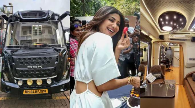 Shilpa Shetty Birthday Special: Actress gifts herself a luxurious vanity van | See Pics!