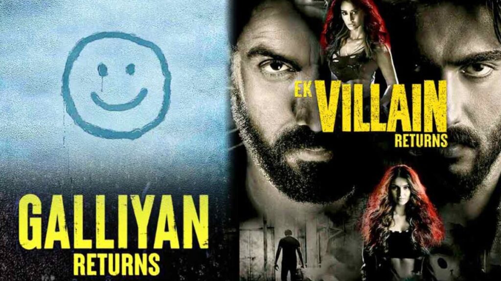 Ek Villain Returns movie brings Galliyan Returns song