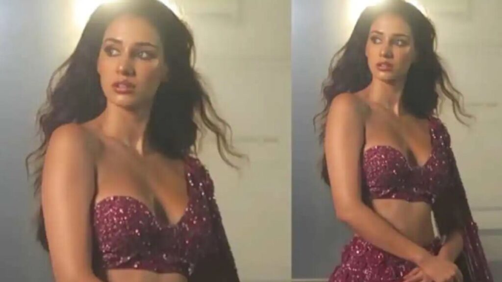 See Now! Disha Patani looks like a gem in a Ruby Two piece dress
