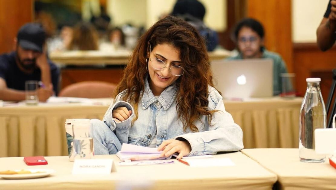 Sam Bahadur movie - Exclusive pictures of Vicky Kaushal & Sanya Malhotra from their table read  