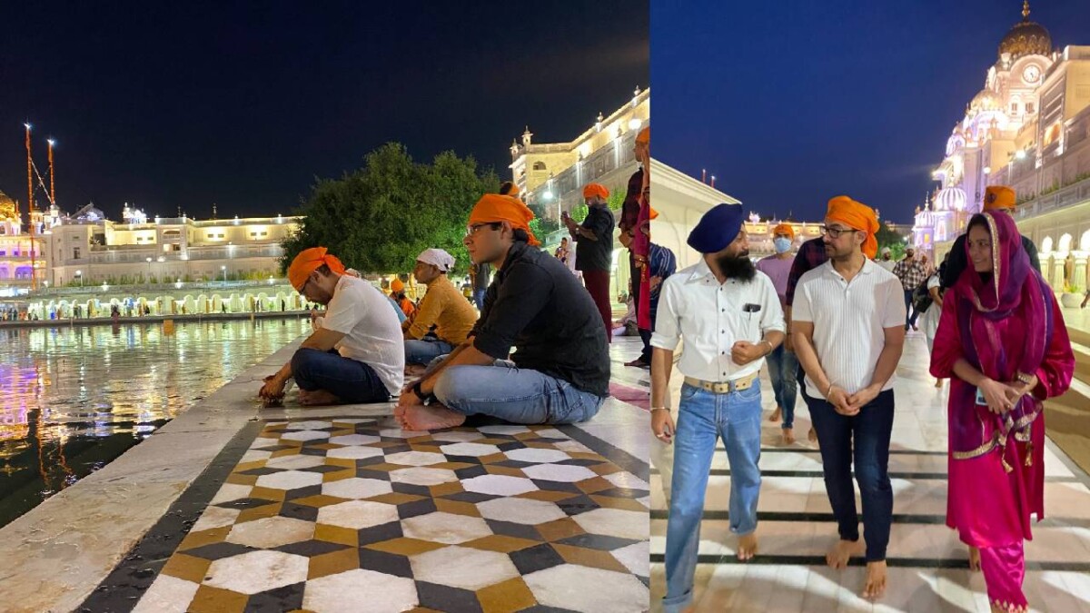 Laal Singh Chaddha movie- Aamir Khan visits the golden temple amidst promotions  