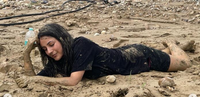 See Pics! Shehnaaz Gill gets dirty in mud as she goes off-roading