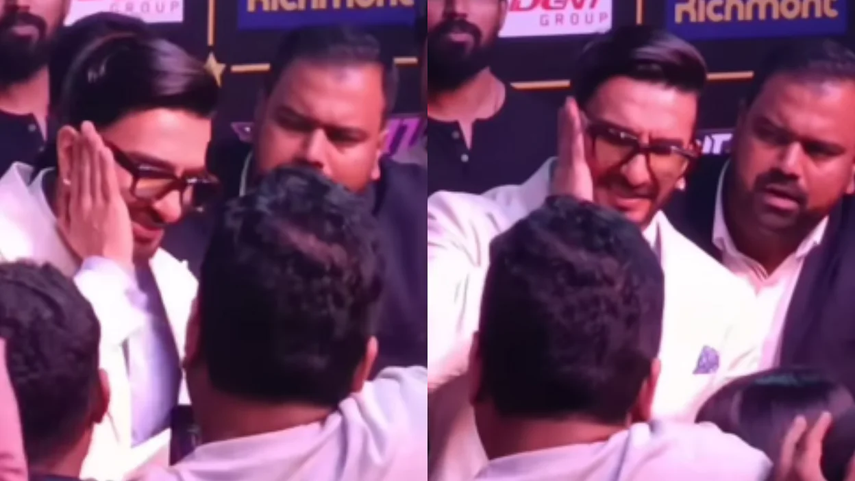 SIIMA Awards 2022: Ranveer Singh gets hit accidentally at the event  