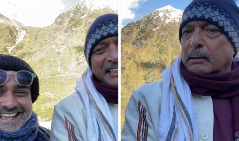 72-year-old Nana Patekar climbs a mountain at Kedarnath!