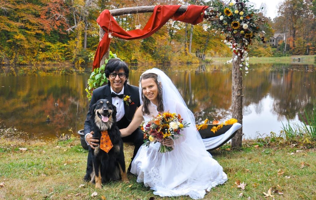 See pics! Anshuman Jha and Sierra get married in North Carolina, US