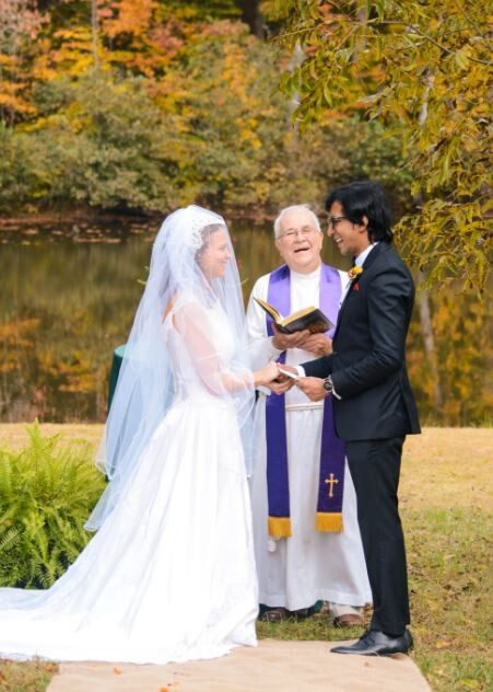 See pics! Anshuman Jha and Sierra get married in North Carolina, US  