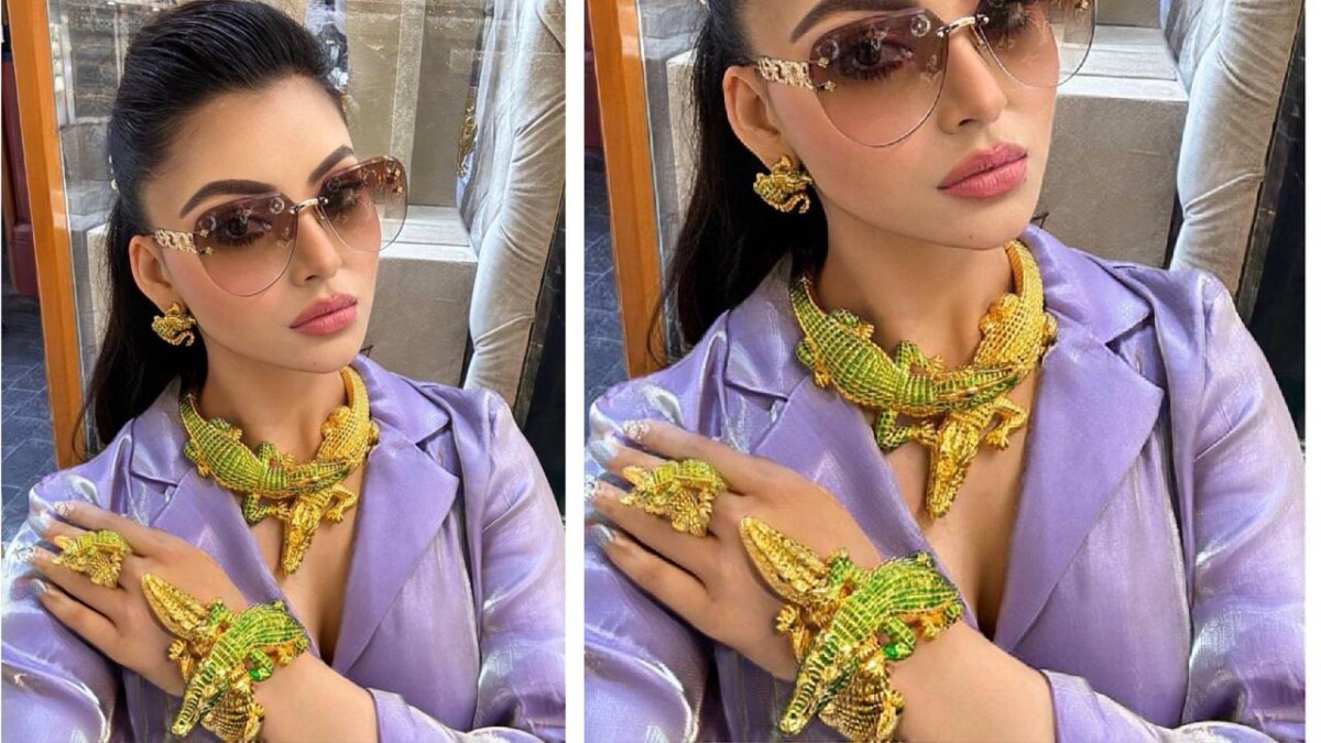 Urvashi Rautela wears the most unique & expensive necklace