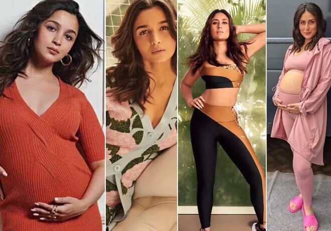 Bollywood Mommies Before & After pregnancy weight loss transformation!