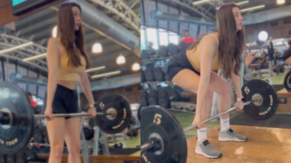 New Gym video of Giorgia Andriani – Watch Now!