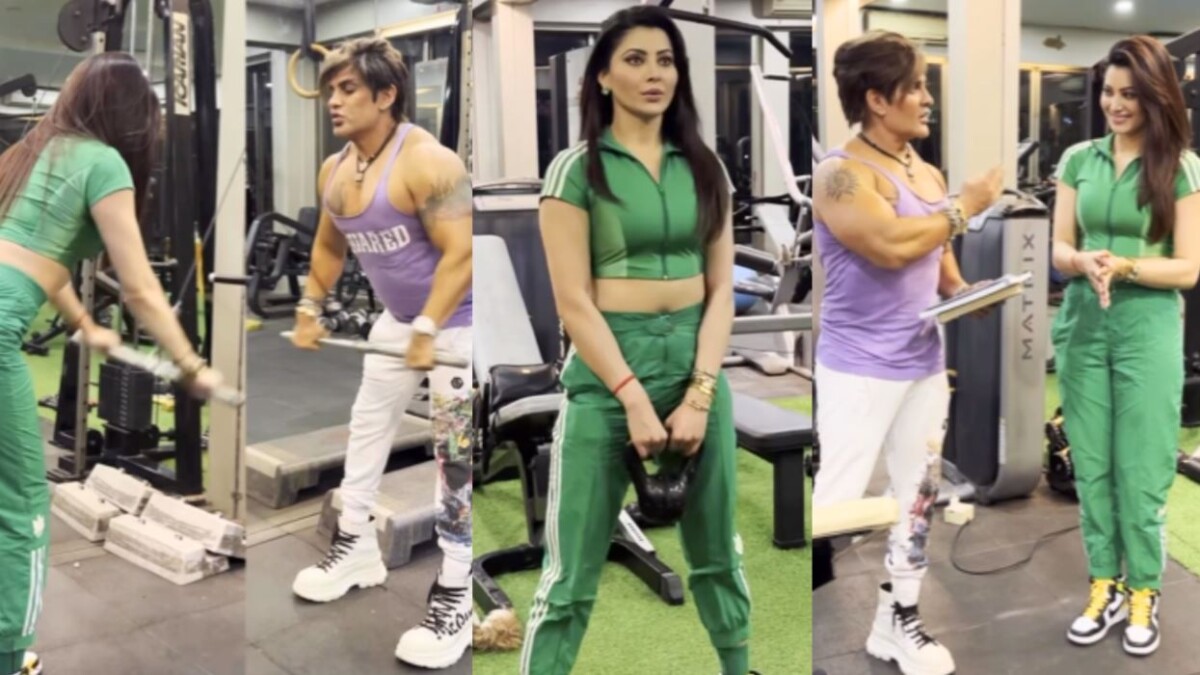 Urvashi Rautela & Yash Birla workout video goes viral – See now!