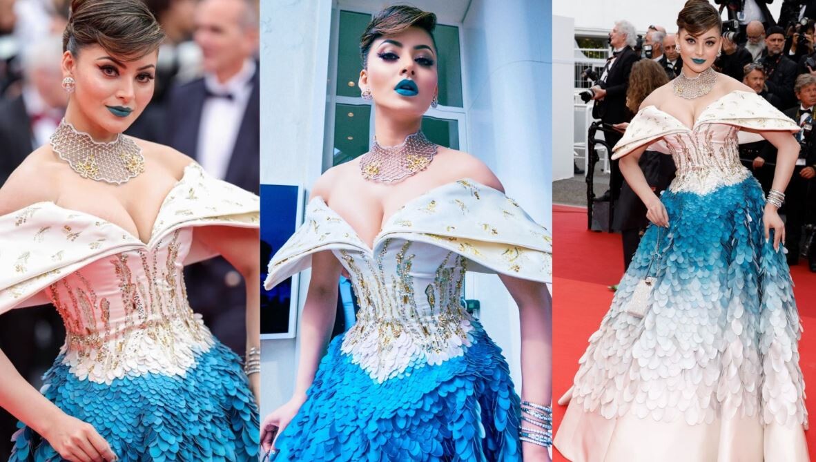 Cannes 2023: Urvashi Rautela Blue Lips stuns fans!