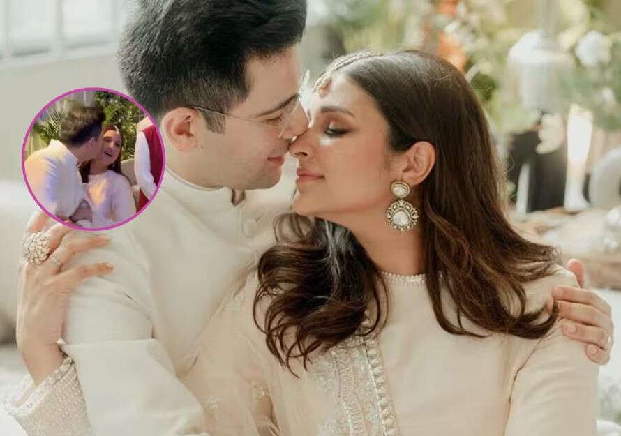 Parineeti & Raghav kiss romantically in Roka video- See Now