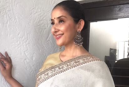 Actress Manisha Koirala wins hearts in gorgeous sarees!