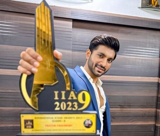 Actor Prateik Chaudhary wins Fresh Face of Indian TV 2023
